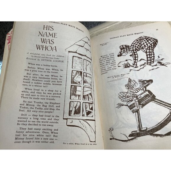 Childrens Play Mate Magazine May 1940 Featuring Stories Rhymes & Puzzles - Picture 9 of 16